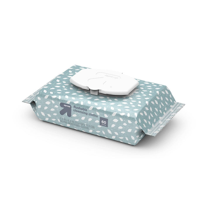 Flushable Cleaning Cloths - Fresh Scent - 2pk/60ct - up & up™