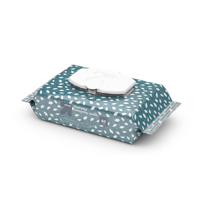 Flushable Cleaning Cloths - Fresh Scent - 2pk/60ct - up & up™