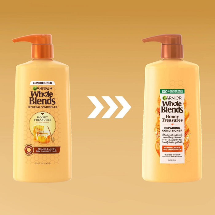 Garnier Whole Blends Repairing Conditioner Honey Treasures for Damaged Hair - 26.6 fl oz