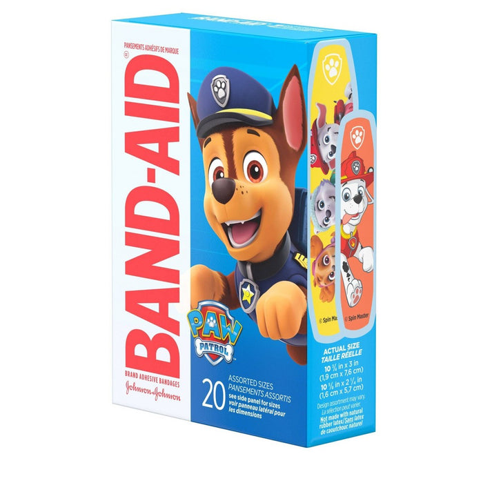 2 PACK Band-Aid PAW Patrol Bandages - 20ct LOT OF 2