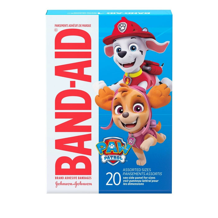 2 PACK Band-Aid PAW Patrol Bandages - 20ct LOT OF 2