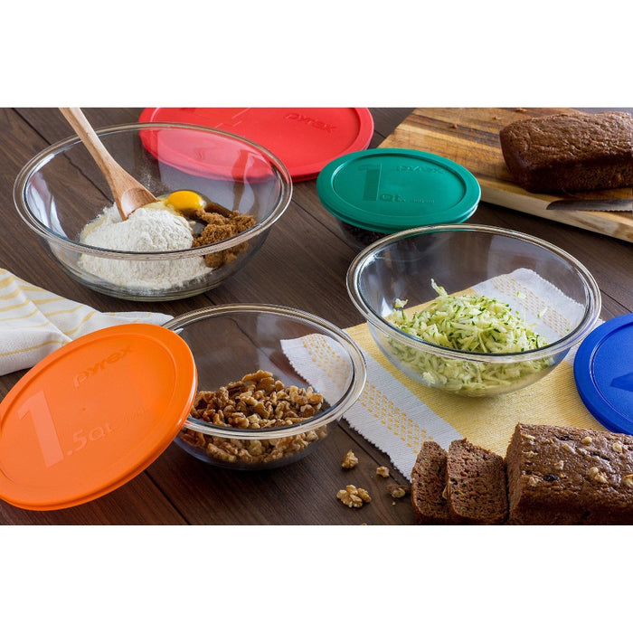 Pyrex 8pc Mixing Bowl Set