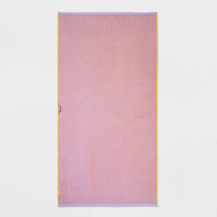 WOW Reversible Beach Towel Yellow - Sun Squad™