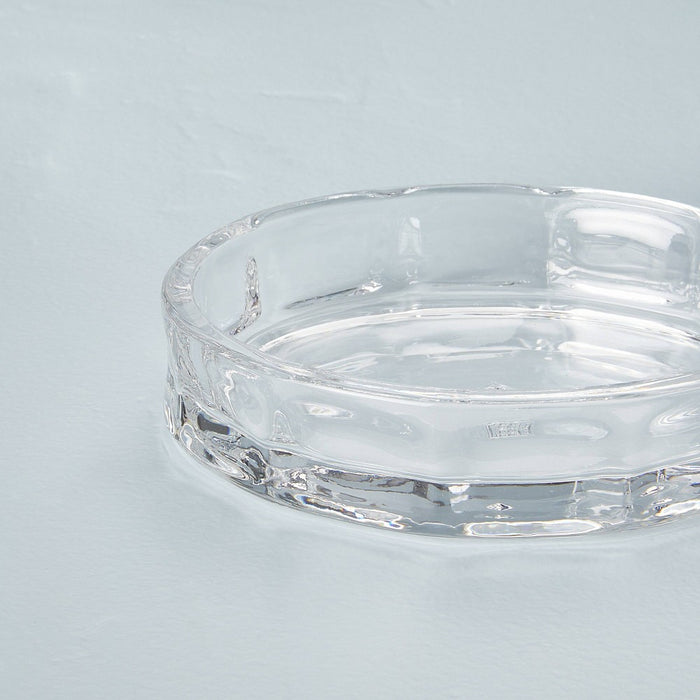 Sculpted Glass Soap Dish Clear - Hearth & Hand™ with Magnolia