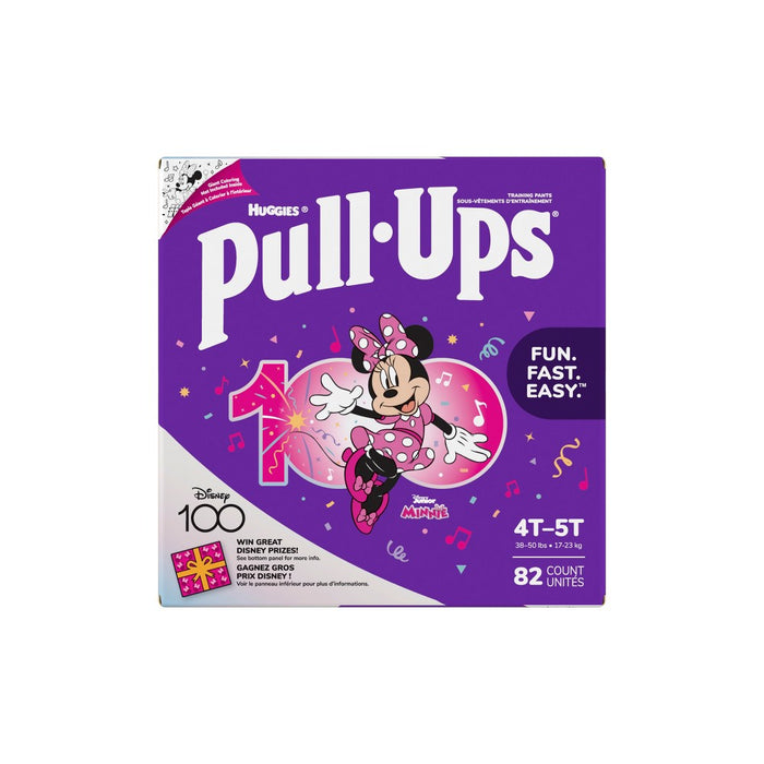 Pull-Ups Girls' Learning Designs Training Pants Econ+ Pack - Size 4T-5T - 82ct