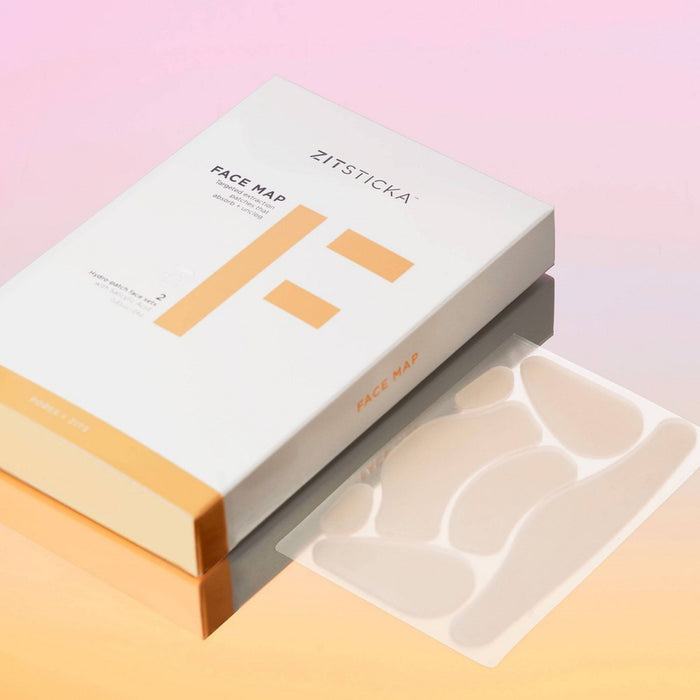ZitSticka Face Map Targeted Extraction Hydrocolloid Pimple Patch - 14ct