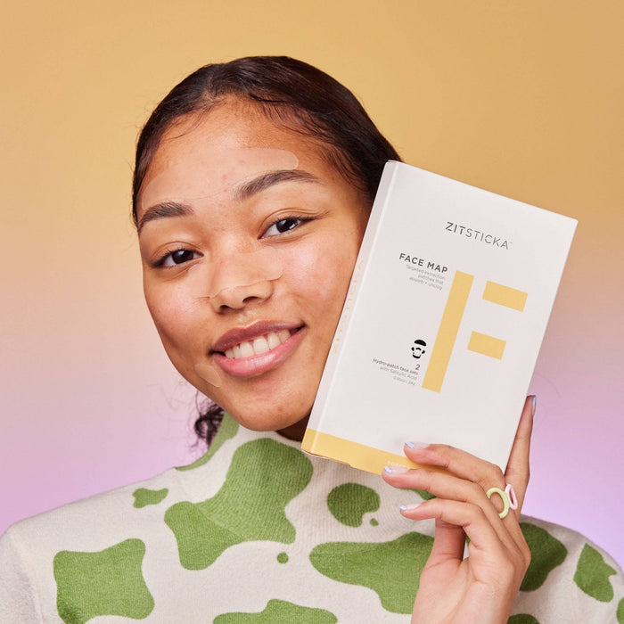 ZitSticka Face Map Targeted Extraction Hydrocolloid Pimple Patch - 14ct