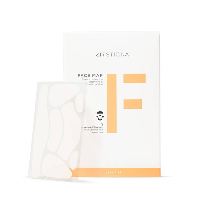 ZitSticka Face Map Targeted Extraction Hydrocolloid Pimple Patch - 14ct
