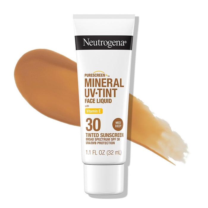 Neutrogena Mineral UV Tint Face Liquid Deep Sunscreen - SPF 30 - 1.1oz