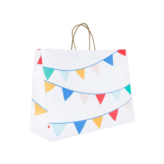 Eco-friendly Large Bunting Flag Gift Bag - Spritz