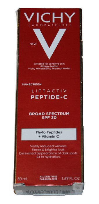 Vichy LiftActiv Peptide-C Anti-Aging Face Moisturizer- SPF 30-1.69 floz EXP 9/25