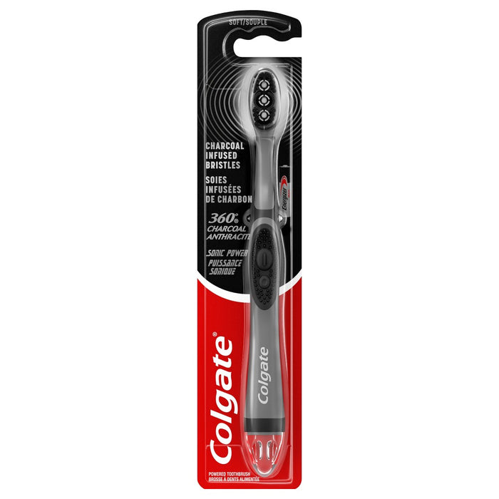 Colgate 360 Sonic Charcoal Power Vibrating Soft Toothbrush