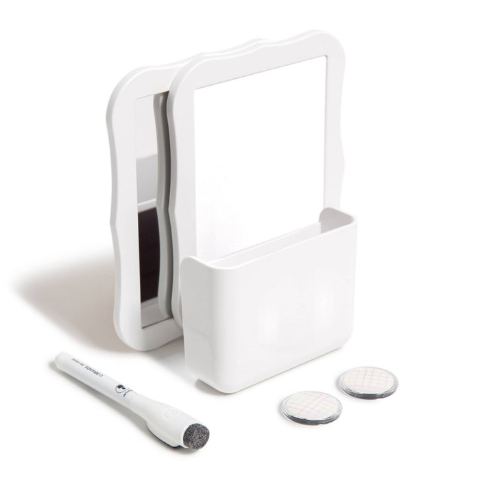 U Brands 6pc Basic Locker Kit White/Plaid