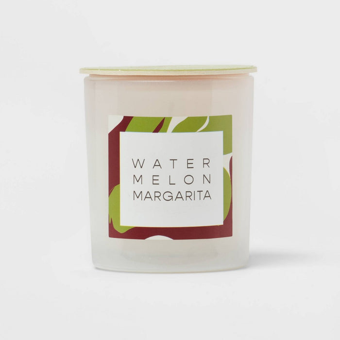 Milky Glass Jar Candle Watermelon Margarita - Opalhouse