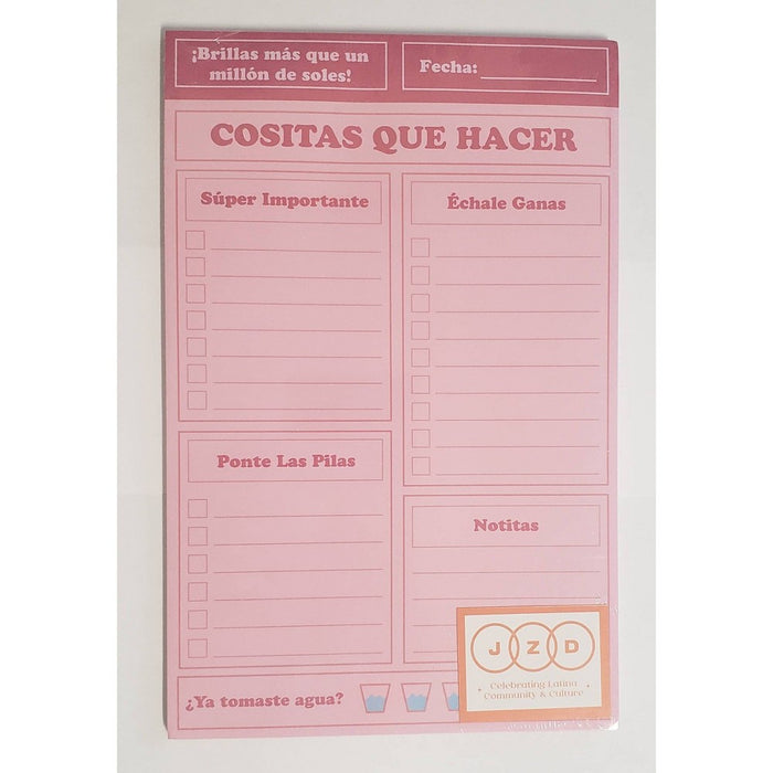 2pk Guided Spanish Notepad 5.5"x8.5" - JZD