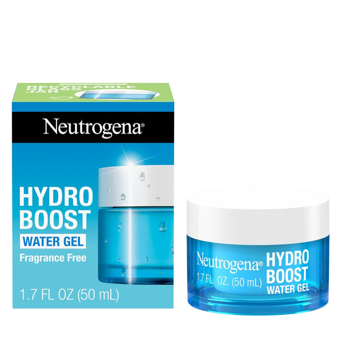 Neutrogena Hydro Boost Hyaluronic Acid Water Gel Face Moisturizer for Dry Skin - Fragrance Free - 1.7 fl oz