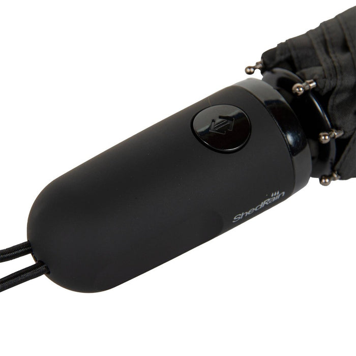 ShedRain Auto Open Auto Close Compact Umbrella - Black