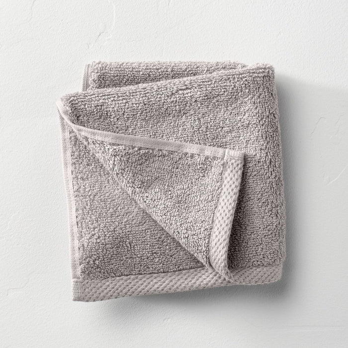 Organic Washcloth Gray - Casaluna