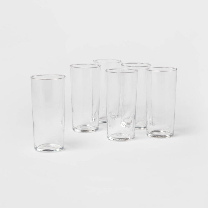 15oz 5pk Glass Ashboro Highball Glasses - Threshold