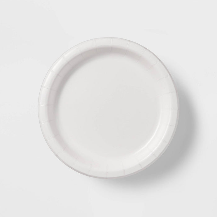 20ct Snack Plates White - Spritz
