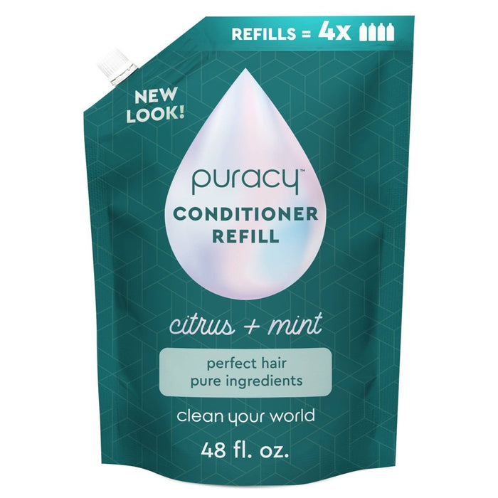 Puracy Conditioner Refill The Best Hair Days for Fine, Medium, and Color Treated Hair - 48 fl oz