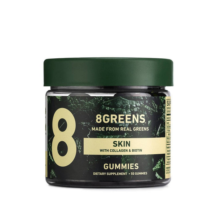 8Greens Skin Gummies with Collagen & Biotin Dietary Supplement - 50ct