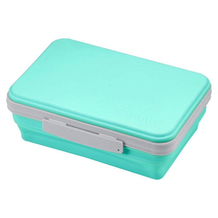 Expandable Flexi Storage Pencil Box Turquoise/Gray - It's Academic