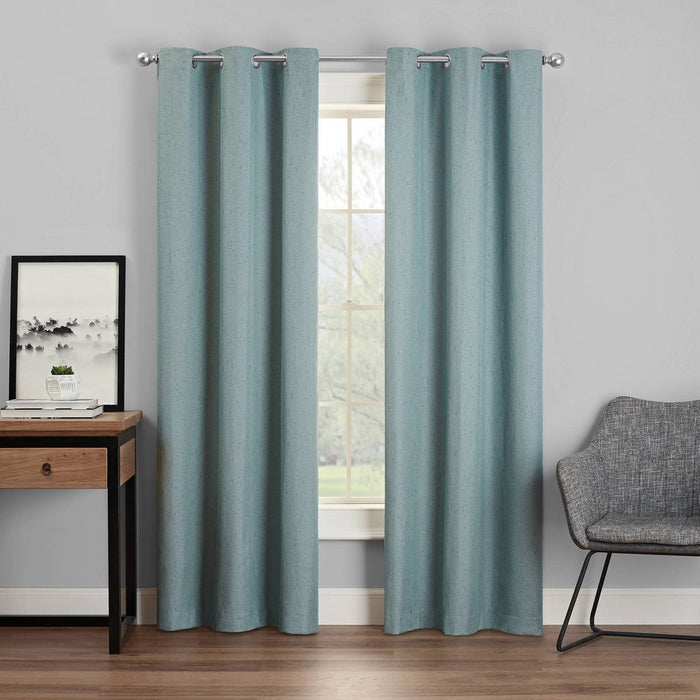 1pc 42"x95" Blackout Windsor Curtain Panel Jade - Eclipse