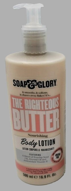 Soap & Glory The Righteous Butter Moisturizing Body Lotion - 16.9 fl oz