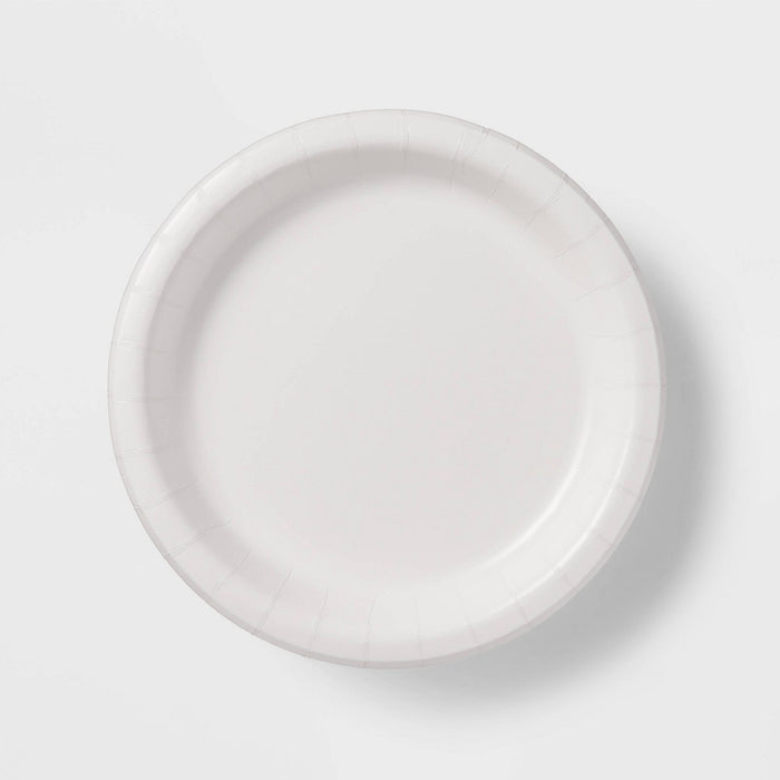 20ct Dinner Plates White - Spritz