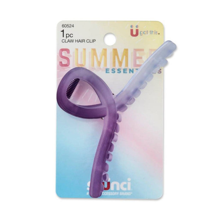 scunci Gradient Loop Claw Hair Clip - Purple