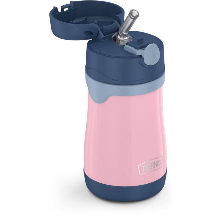 Thermos 10oz Stainless Steel Straw Bottle Pink/Blue