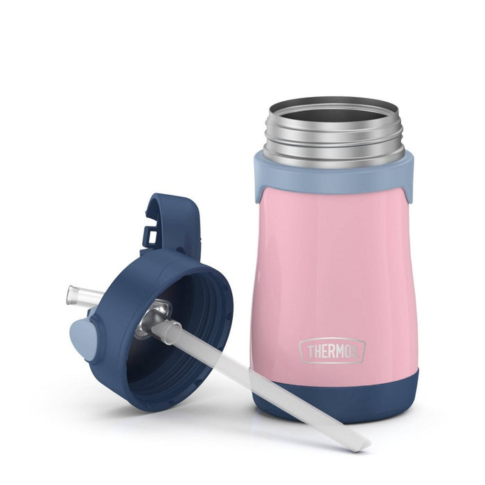 Thermos 10oz Stainless Steel Straw Bottle Pink/Blue