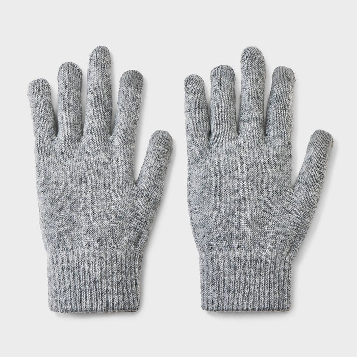 Tech Touch Knit Gloves - Wild Fable Gray