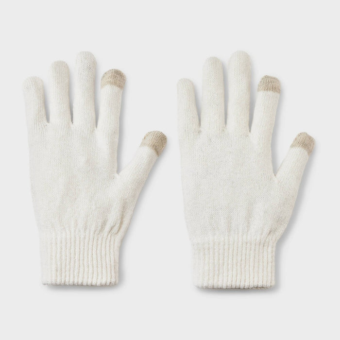Tech Touch Knit Gloves - Wild Fable Cream