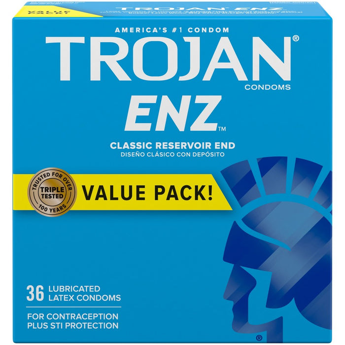 Trojan ENZ Lubricated Condoms - 36ct EXP: 2028