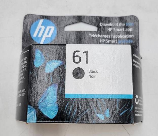 HP 61 Single Ink Cartridge - Black (CH561WN) EXP 02/2025