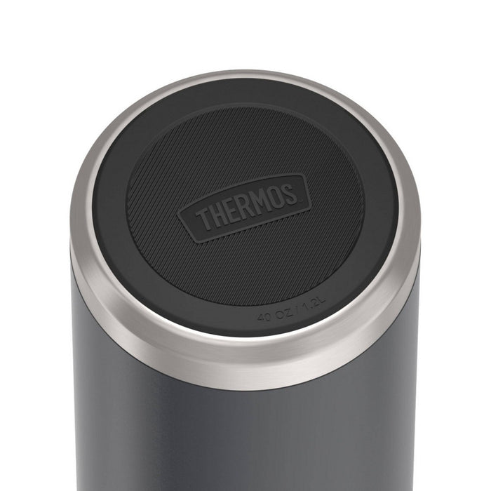 Thermos 40oz Stainless Steel Wide Mouth Hydration Bottle Black