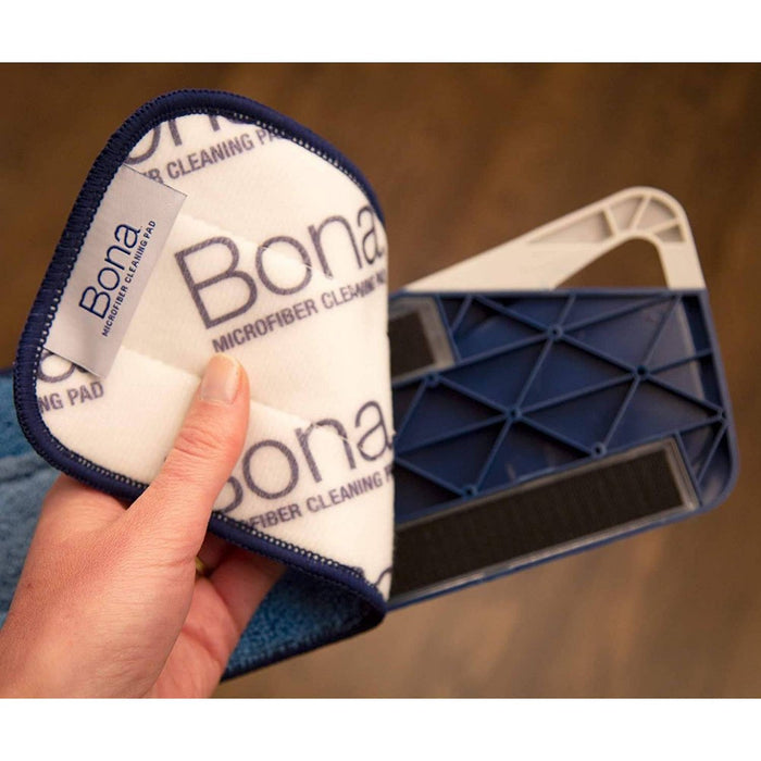 Bona Cleaning Products Reusable Mop Refill Multi Surface Microfiber Cleaning & Mopping Pads Value Pack - Unscented - 3ct