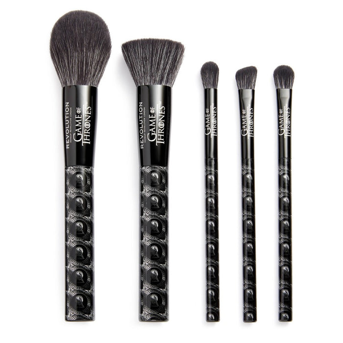 Makeup Revolution x Game of Thrones 3 Eyed Raven Brush Set - 5ct