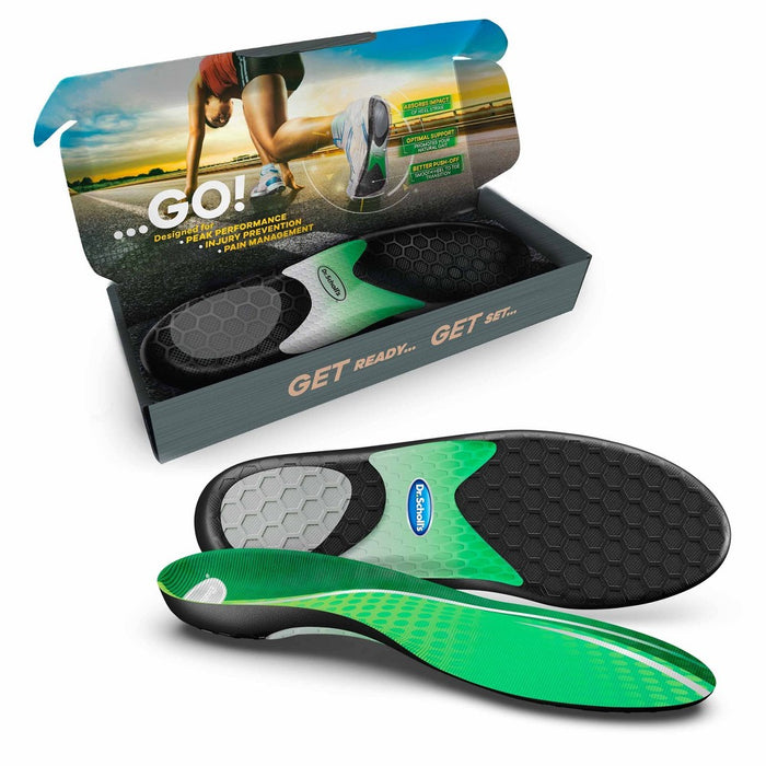 Dr. Scholl's Perfomance Sized-to-Fit Running Insoles - Men Size 12.5-13/Women 13.5 - 1 Pair