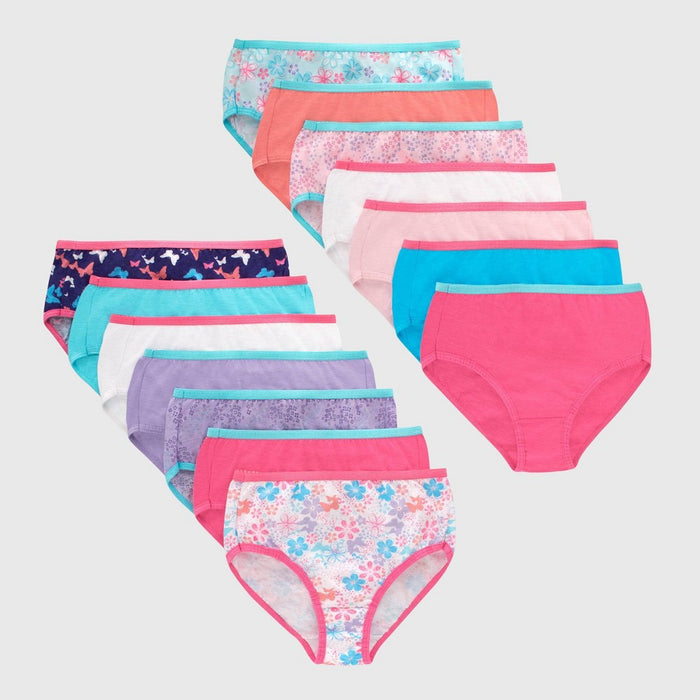 Hanes Girls' 14pk Briefs - Colors May Vary 16