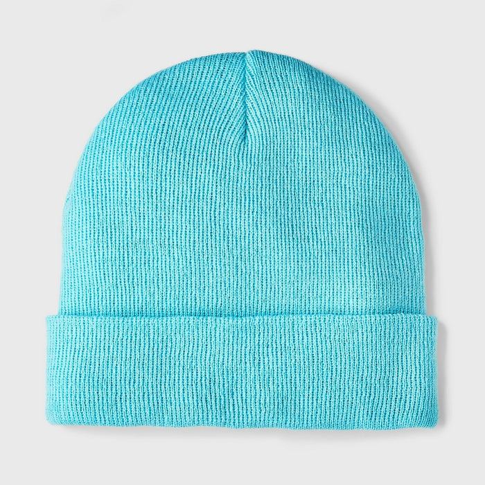 Kids' Solid Knit Cuffed Beanie - Cat & Jack Green
