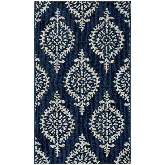 2'6"x4' Paisley Tufted Accent Rugs Indigo - Threshold