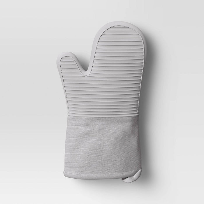 Cotton Oven Mitt Gray - Threshold