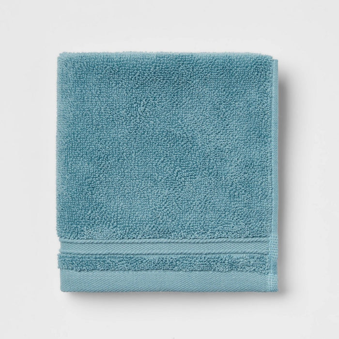Performance Washcloth Aqua - Threshold