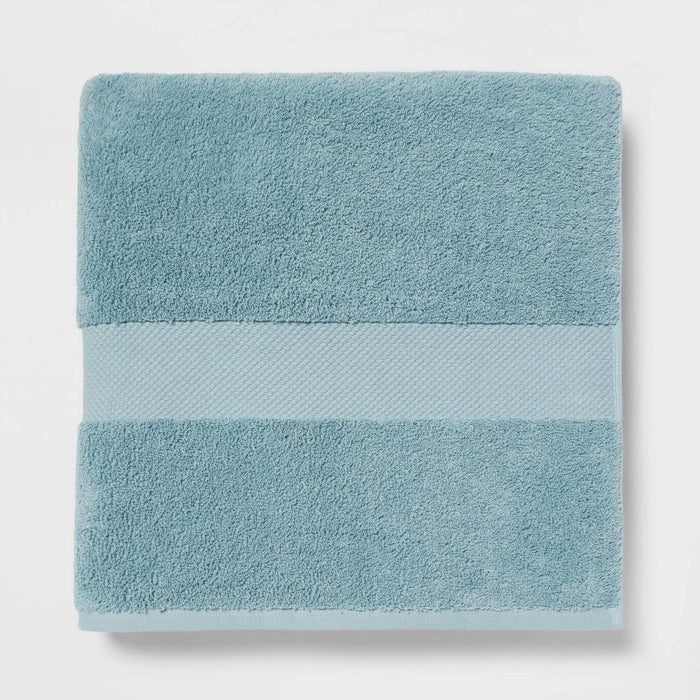 Performance Plus Oversized Bath Towel Aqua - Threshold