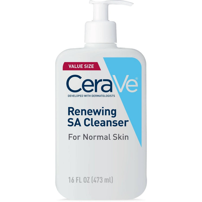 CeraVe SA Face Wash Salicylic Acid Cleanser-Hyaluronic Acid+Niacinamide-16 fl oz