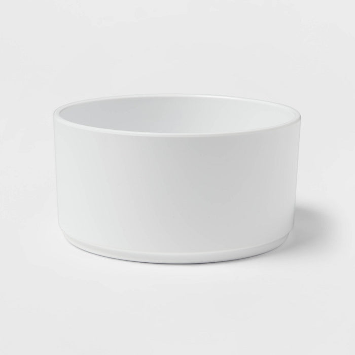 26oz Plastic Stella Cereal Bowl White - Threshold