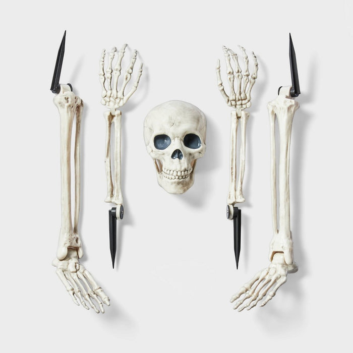 5pc Skeleton Groundbreaker Set Halloween Decorative Prop - Hyde & EEK! Boutique